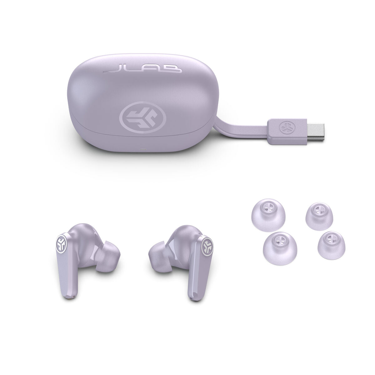 Wireless Earphones with Charging Case JLab IEUEBGOPODSRLLC124