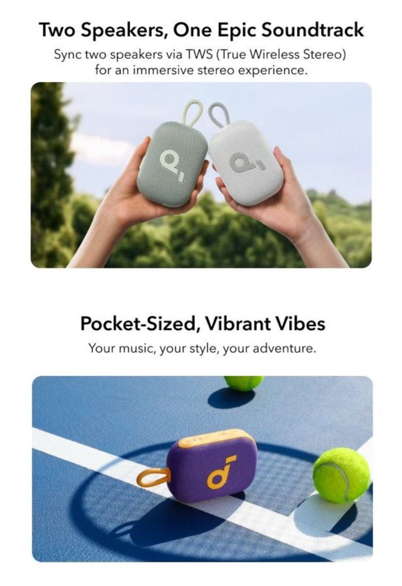 Soundcore by Anker Select 4 Go
Speaker Springboks Official
Licenced Product