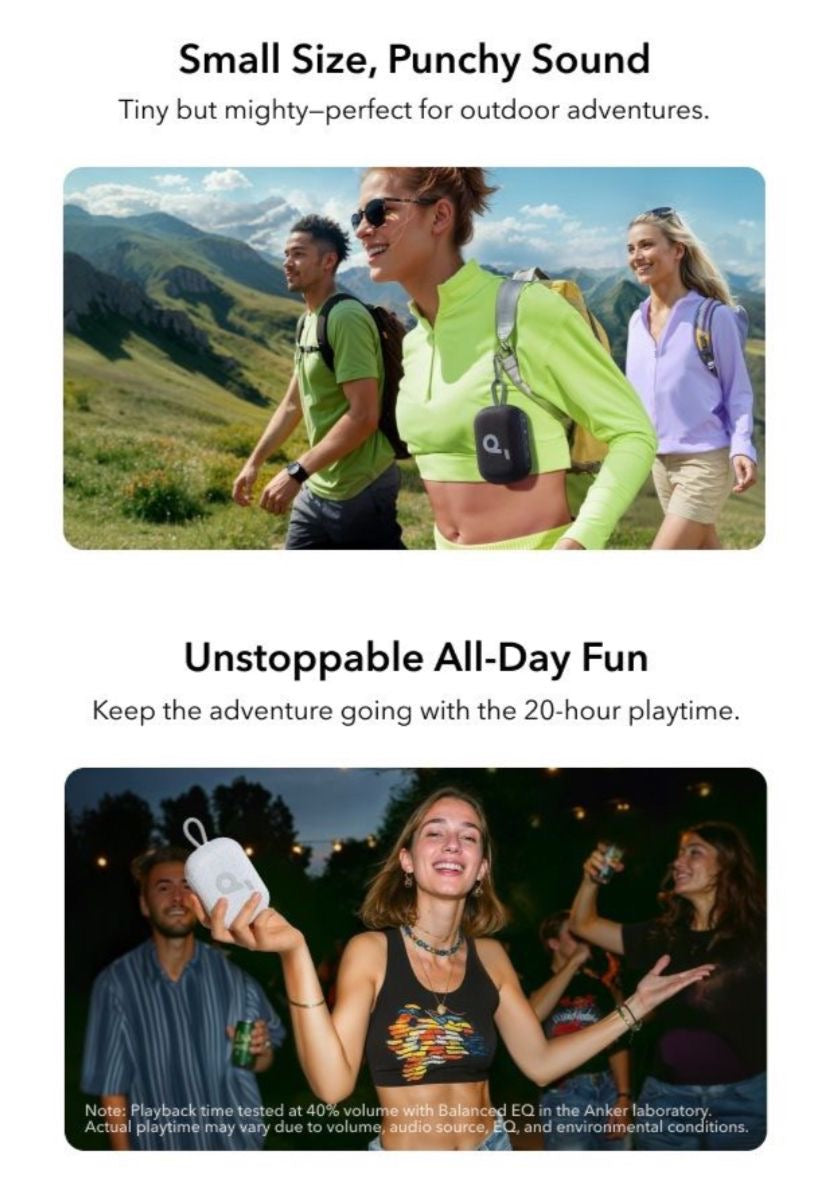 Soundcore by Anker Select 4 Go 5W Waterproof Portable Bluetooth Speaker