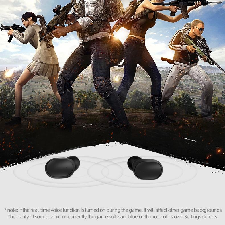 NNEIDS Waterproof Wireless Bluetooth Earphones With Charging Box - A6S