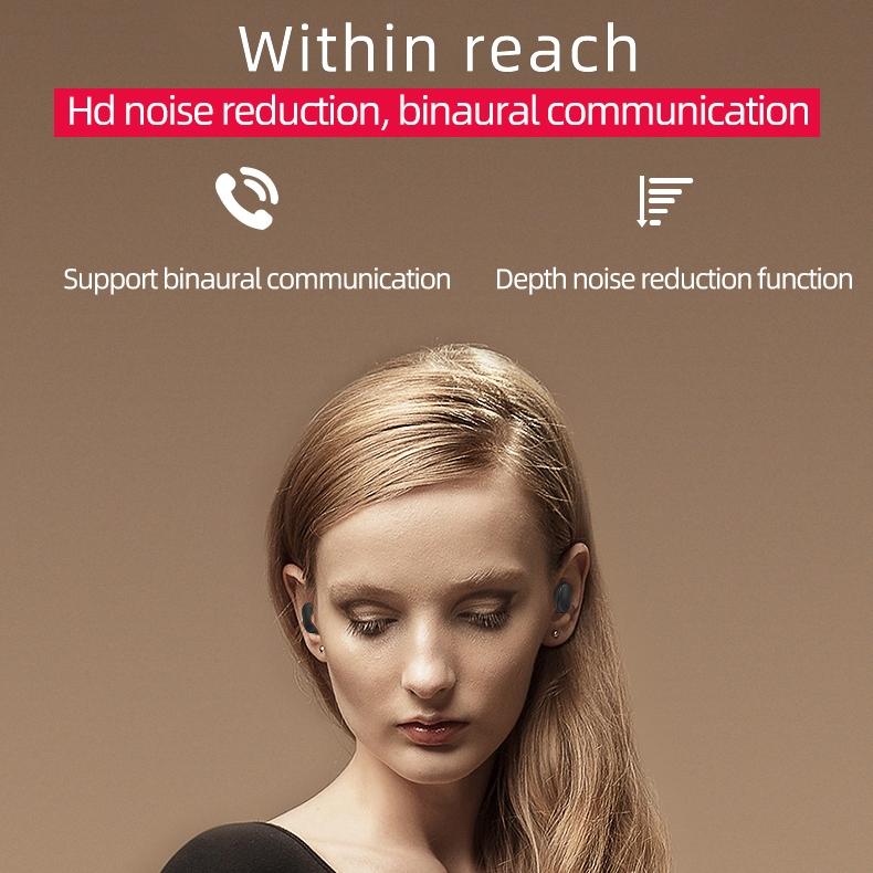 NNEIDS Waterproof Wireless Bluetooth Earphones With Charging Box - A6S